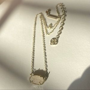 Gold iridescent Kendra Scott necklace